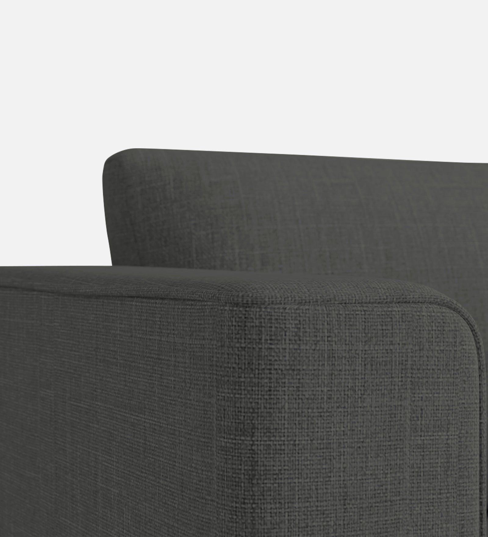 Kenia Fabric 1 Seater Foldable Sofa Cum Bed In Charcoal Grey Colour - Febonic Living