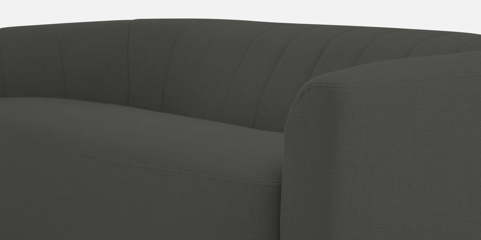 Mara Fabric 3 Seater Sofa In Charcoal Grey Colour - Febonic Living