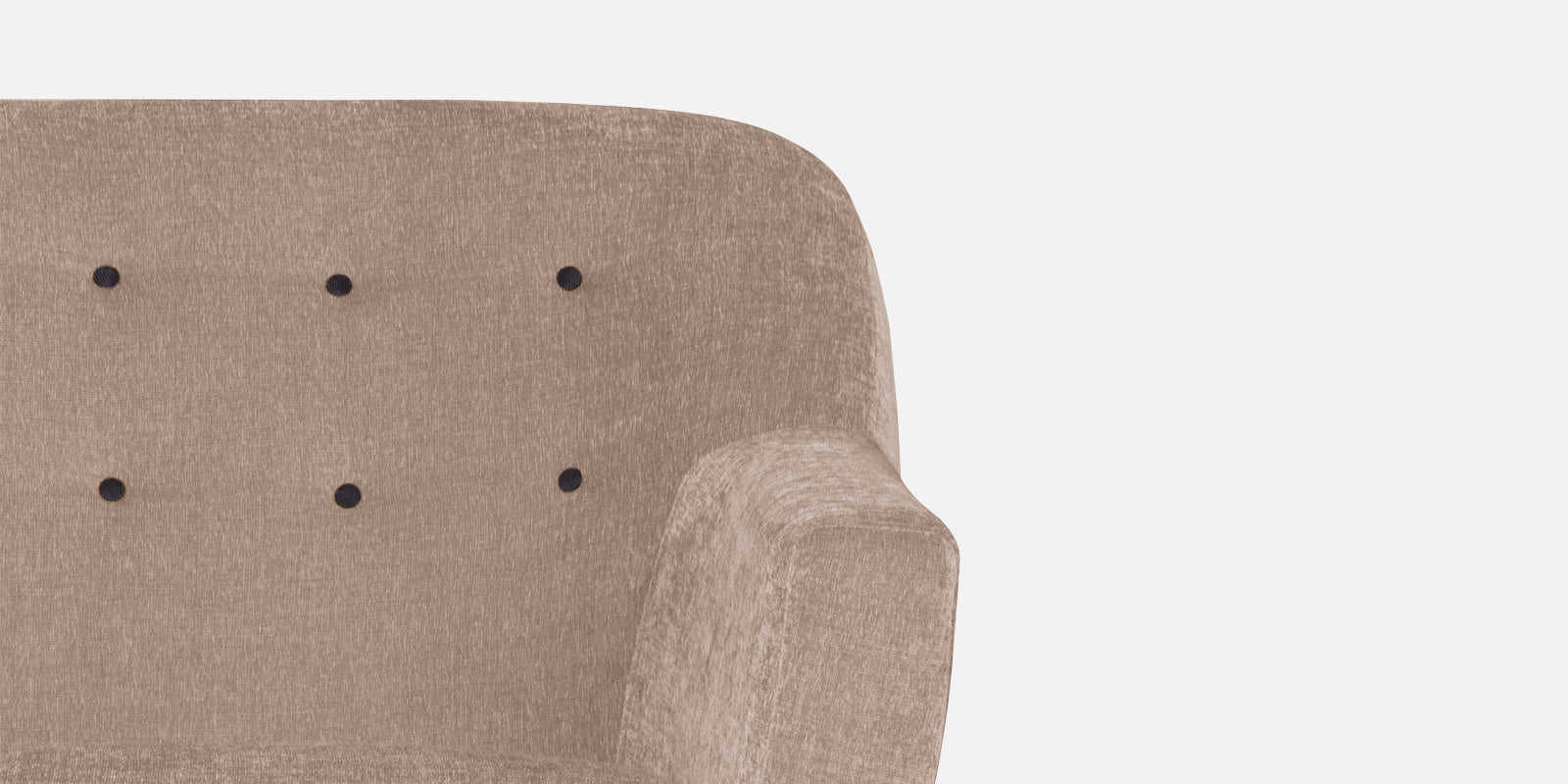 German Fabric 3 Seater Sofa In Kadhi Beige Colour - Febonic Living