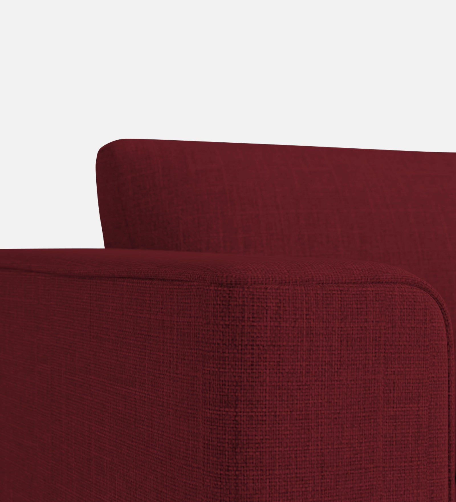 Kenia Fabric 1 Seater Foldable Sofa Cum Bed In Blood Maroon Colour - Febonic Living