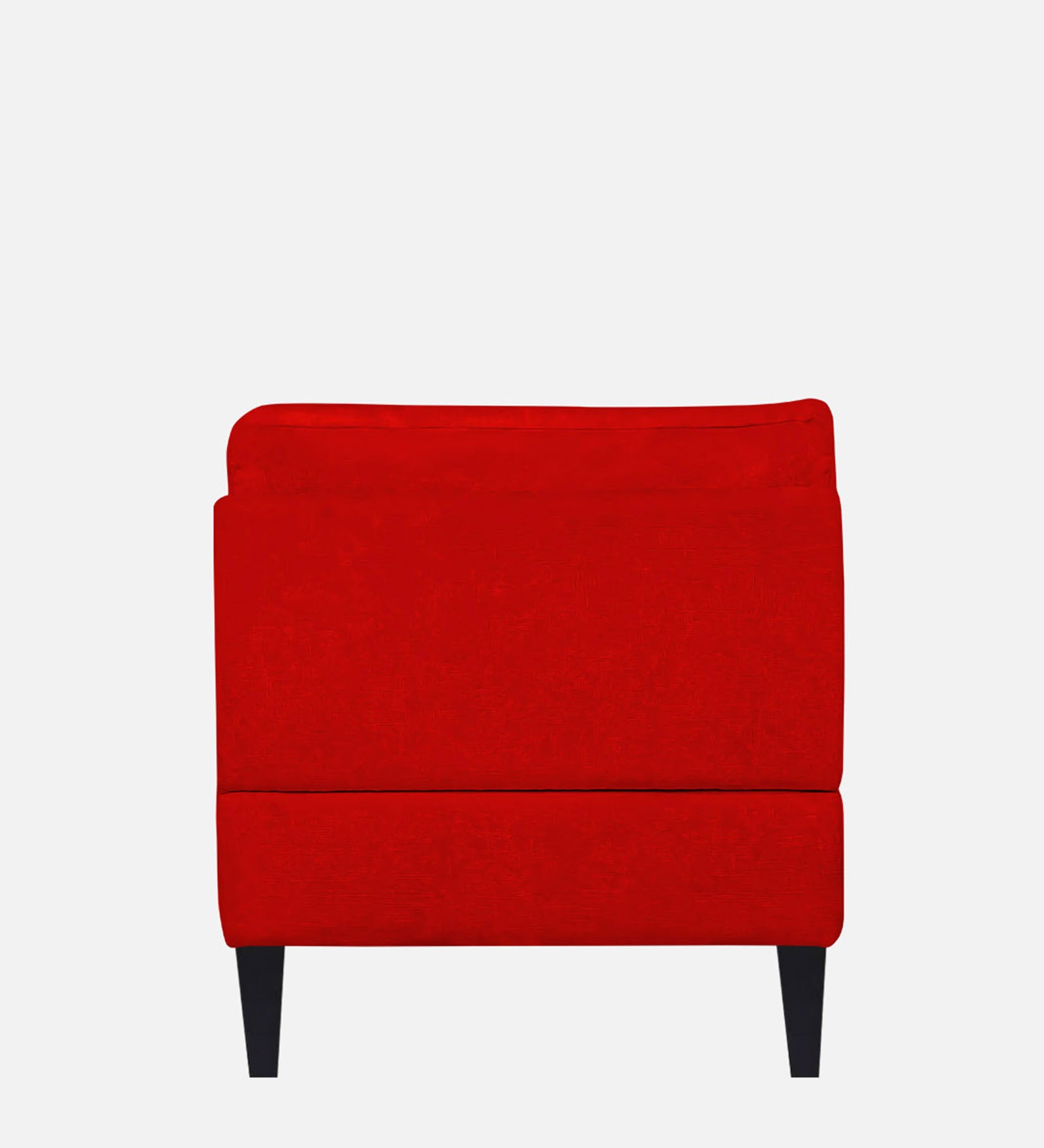 Nadia Fabric Armless Chaise Lounger In Ruby Red Colour - Febonic Living