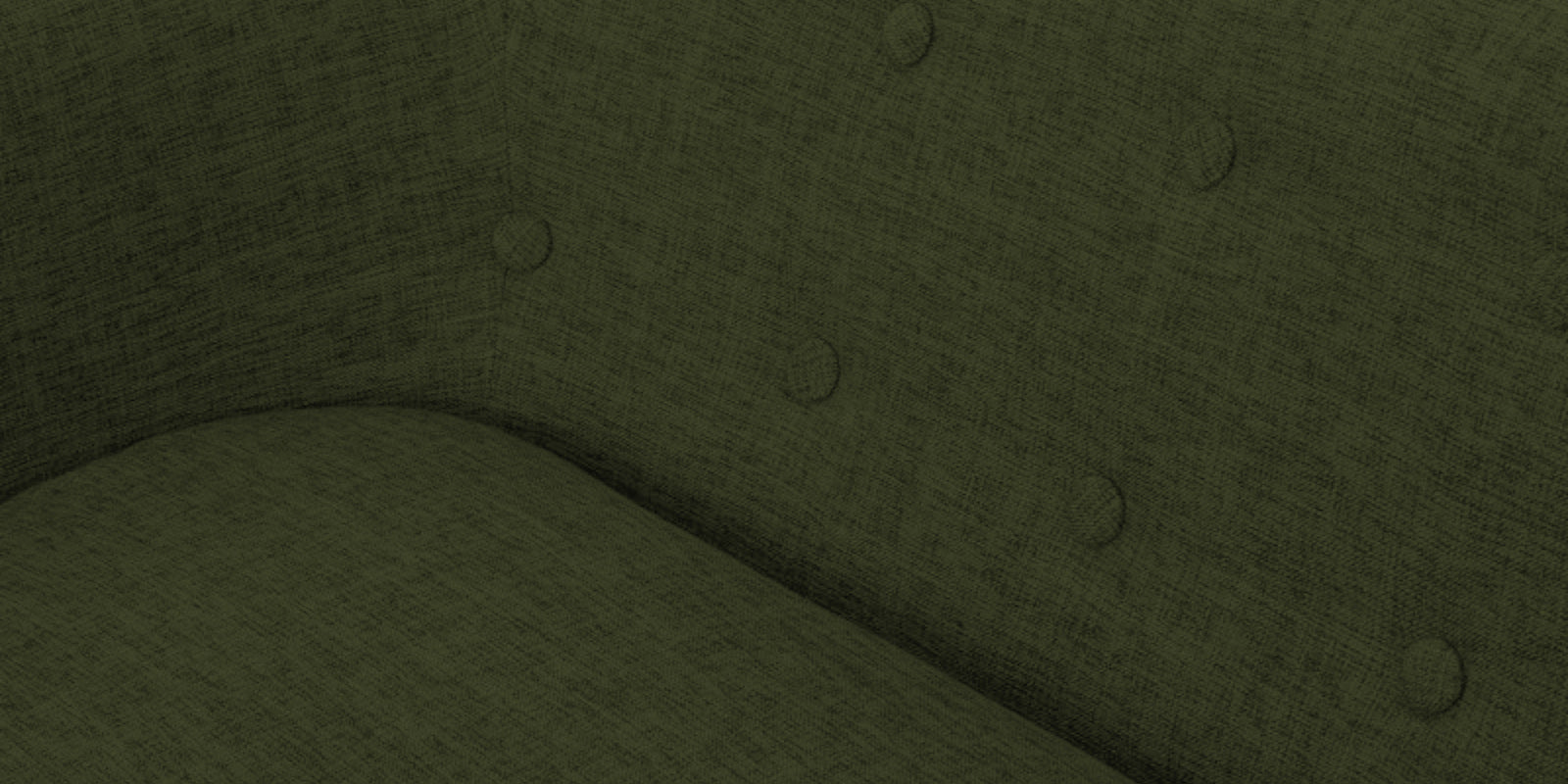 Casper Fabric 3 Seater Sofa in Olive Green Colour