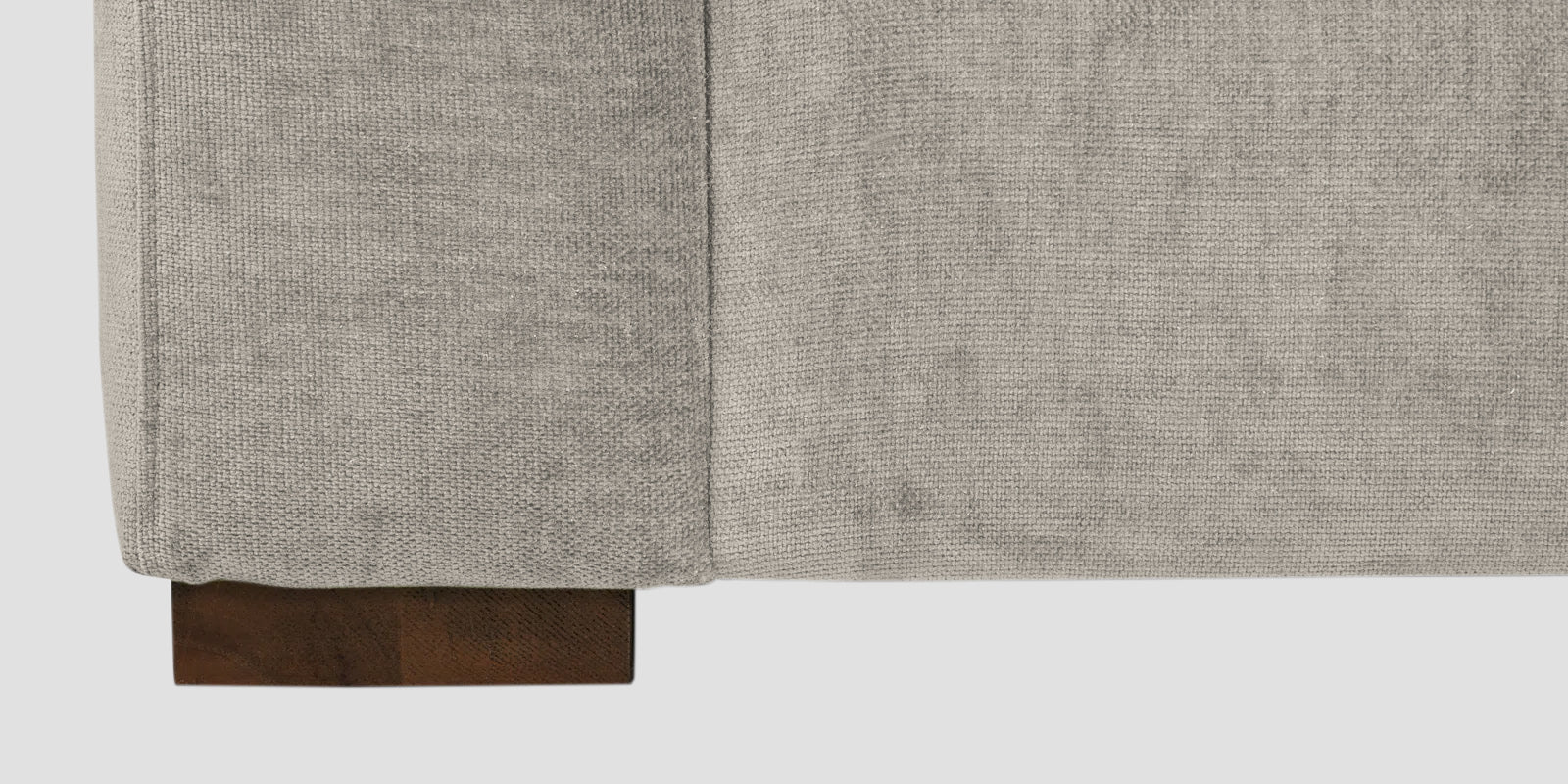 Dara Fabric 2 Seater Sofa In Ash Grey Colour - Febonic Living