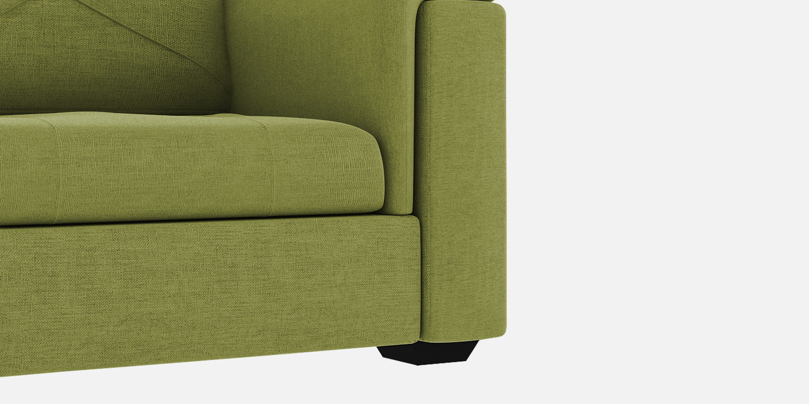 Andres Fabric 2 Seater Sofa In Lime Green Colour - Febonic Living