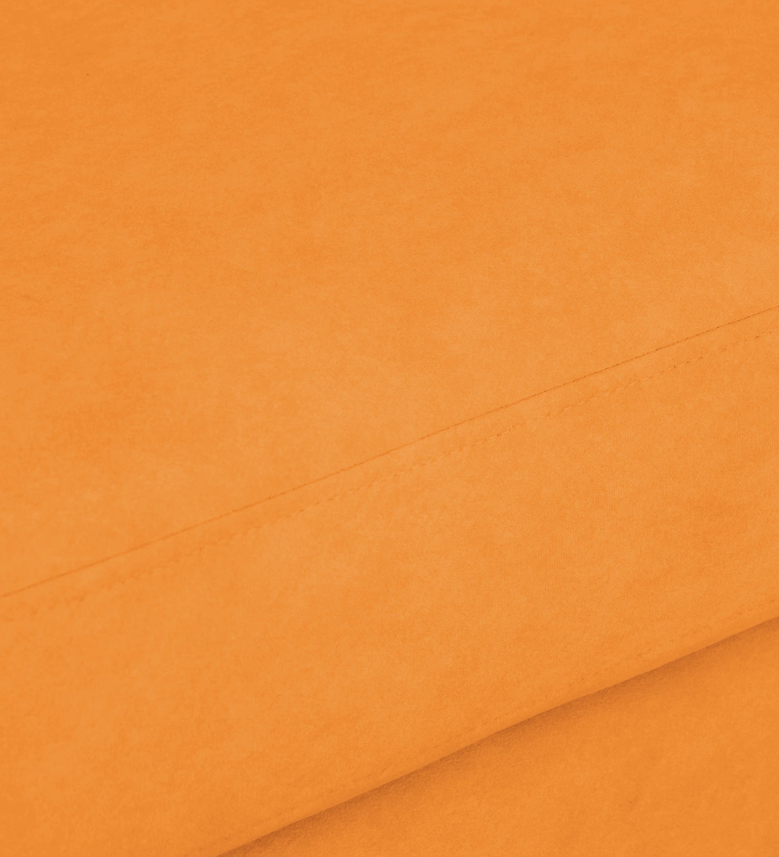 Motra Velvet 1 Seater Sofa In Tangerine orange Colour - Febonic Living