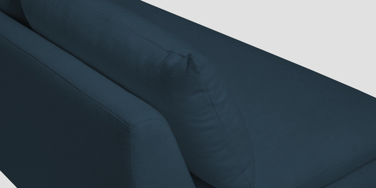 Azura Fabric 3 Seater Sofa In Cool Blue Colour - Febonic Living