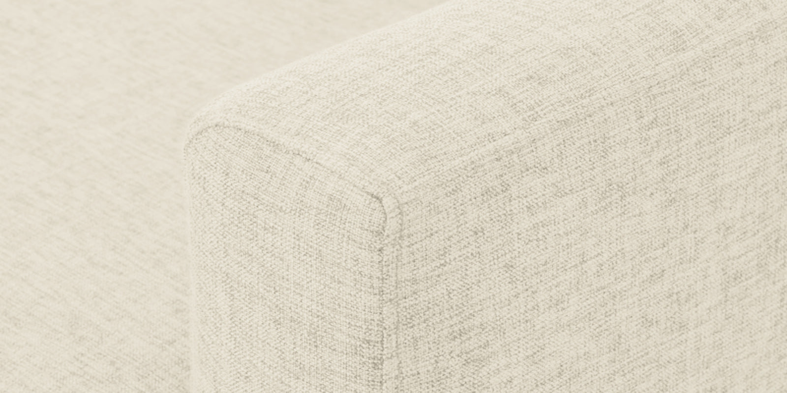 Casper Fabric 3 Seater Sofa In Ivory Cream Colour - Febonic Living