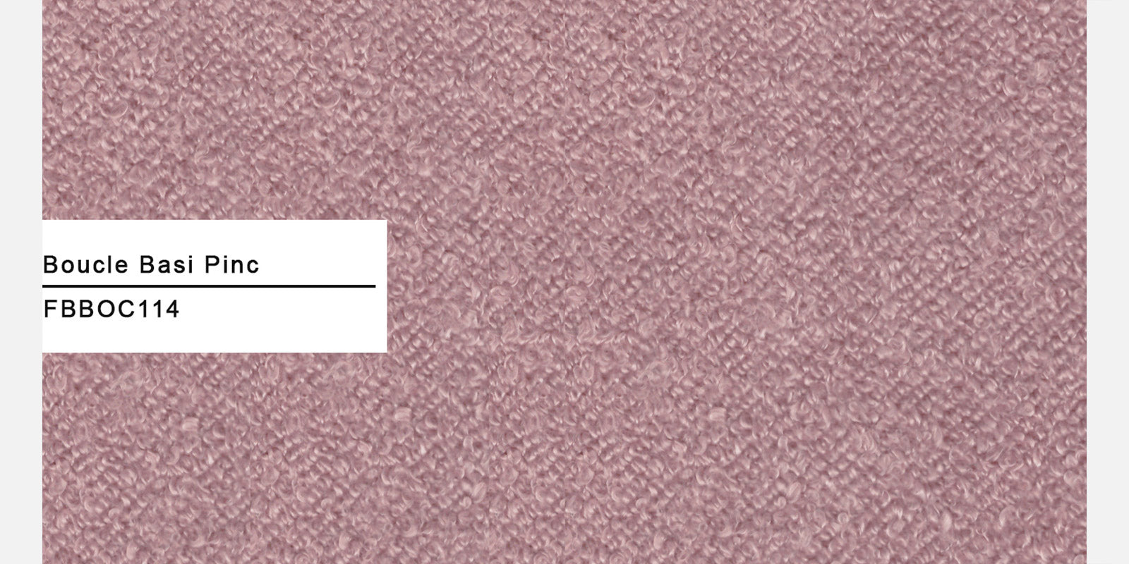 Boucle Fabric 3 Seater Sofa In Basi Pinc Colour - Febonic Living