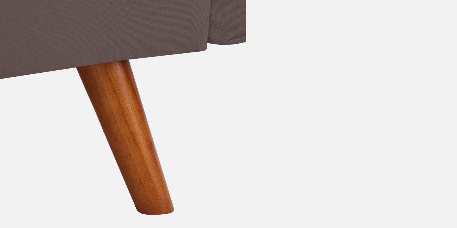 Melano Fabric 3 Seater Convertible Sofa Cum Bed In Caspa Brown Colour - Febonic Living