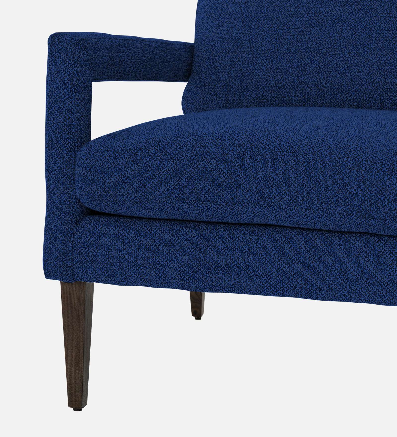 Olsen Fabric Arm Chair In Royal Blue Colour - Febonic Living