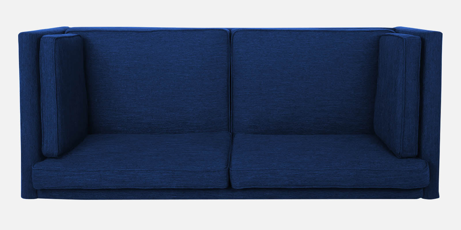 Nigar Fabric 3 Seater Sofa In Royal Blue Colour