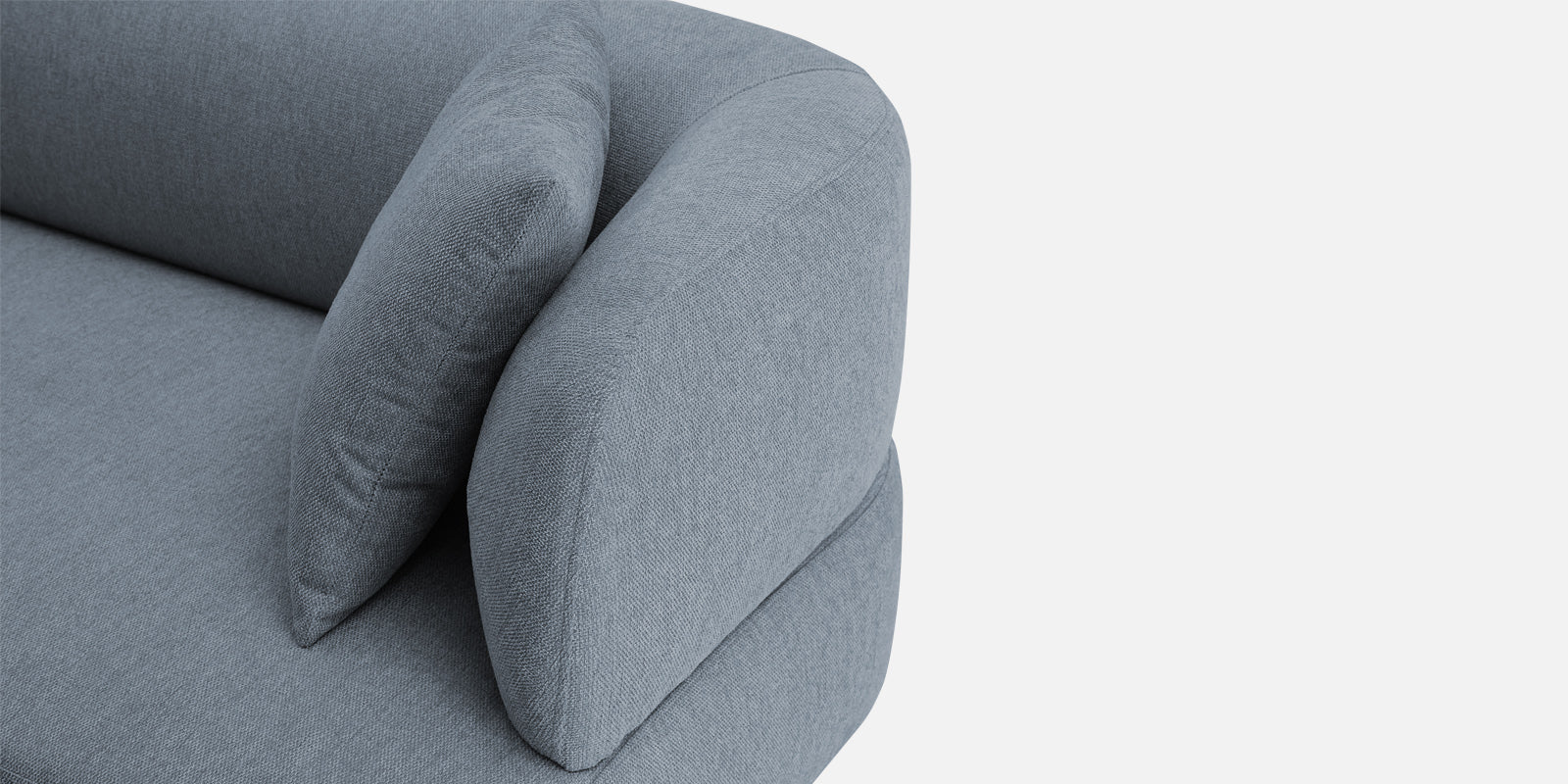 Carson Fabric 3 Seater Sofa In Indigo Blue Colour - Febonic Living