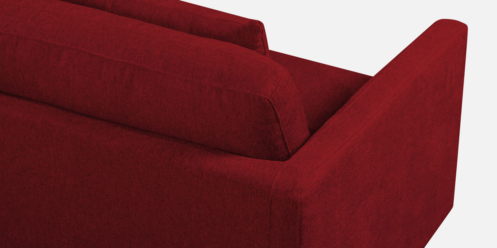 Kera Fabric 2 Seater Sofa In Blood Maroon Colour - Febonic Living