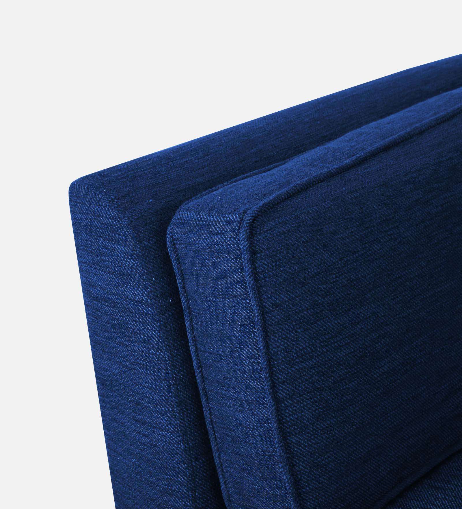 Nigar Fabric 1 Seater Sofa In Royal Blue Colour - Febonic Living