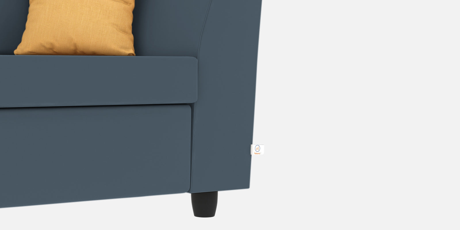 Nestin Velvet 2 Seater Sofa In Oxford Blue Colour - Febonic Living