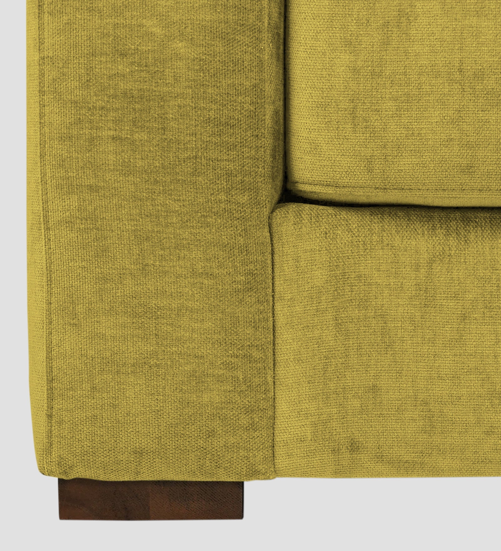 Dara Fabric 1 Seater Sofa In Parrot Green Colour - Febonic Living