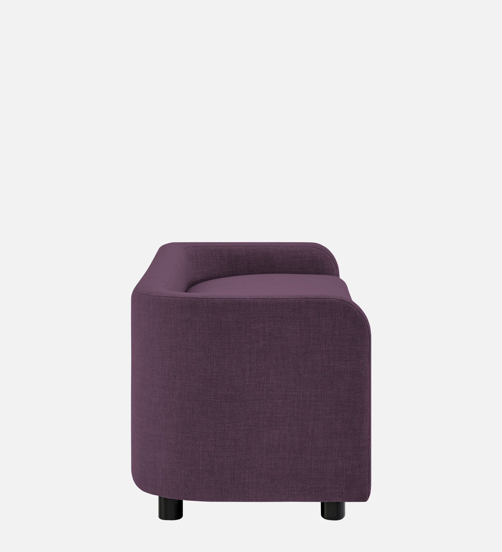 Cooper Fabric Storage Bench In Greek Purple Colour - Febonic Living