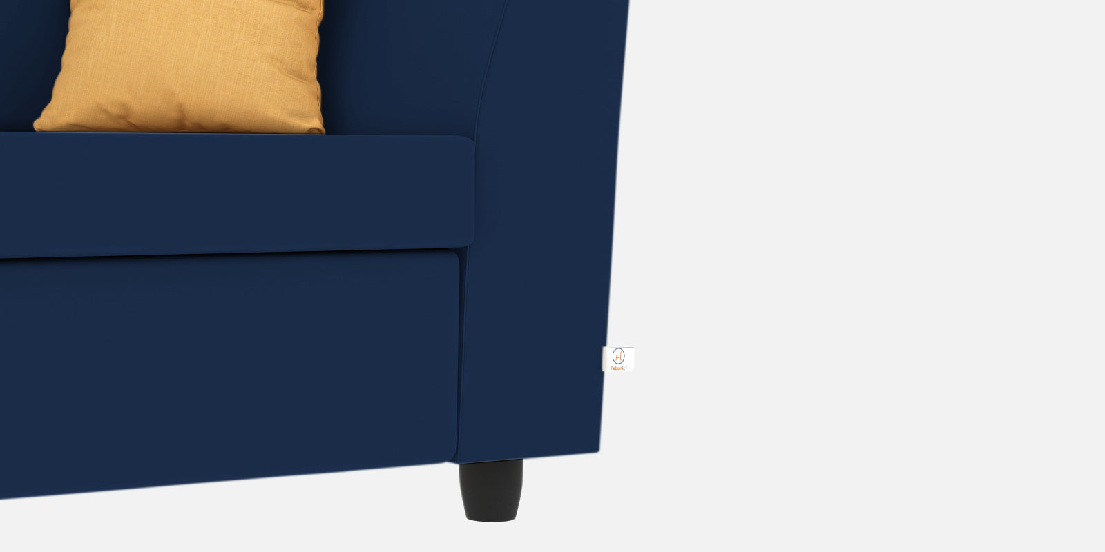 Nestin Velvet 2 Seater Sofa In Imperial Blue Colour - Febonic Living