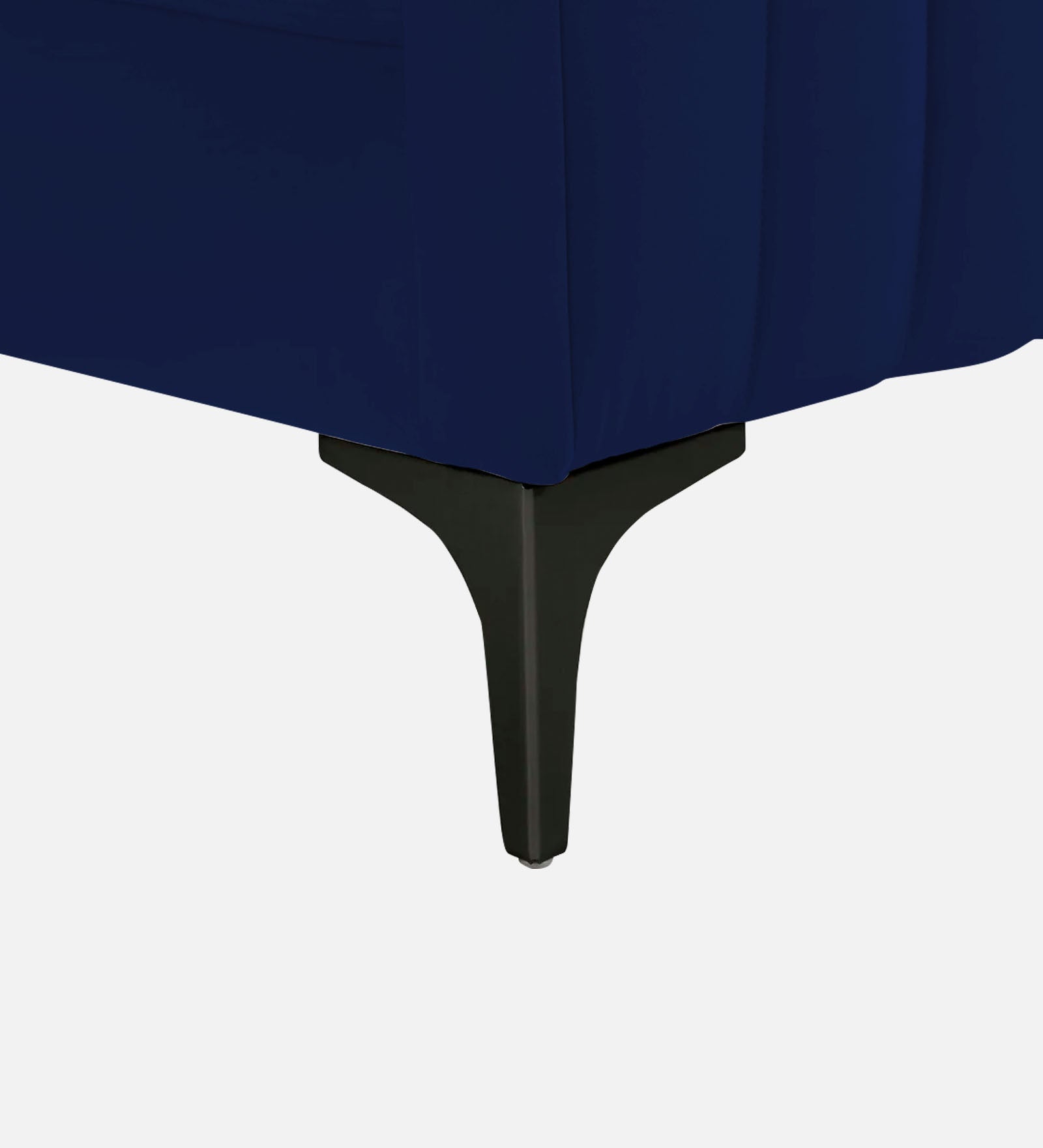 Haru Velvet 1 Seater Sofa In Indigo Blue Colour - Febonic Living