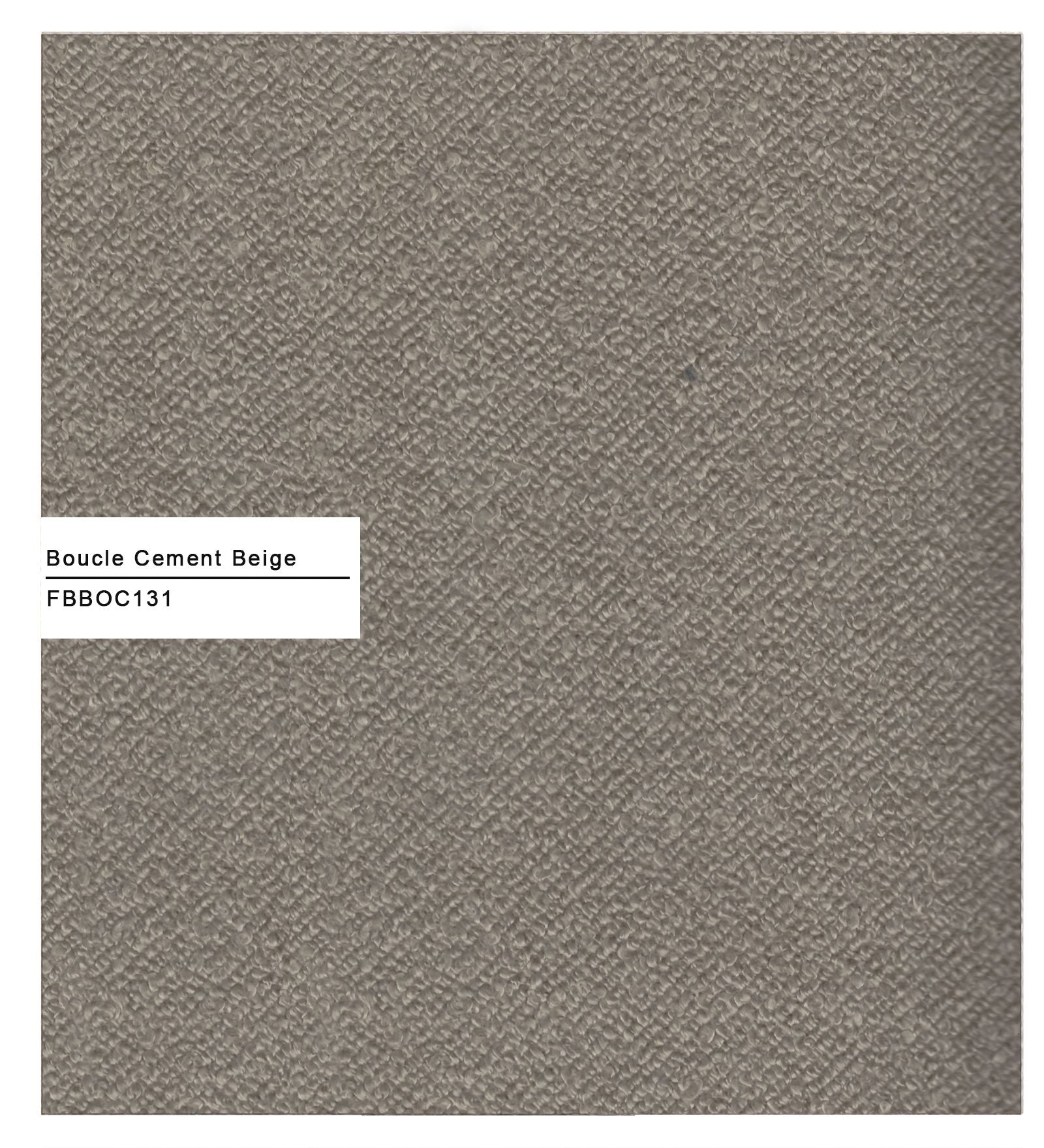 Lark Boucle Bench In Cement Beige Colour - Febonic Living