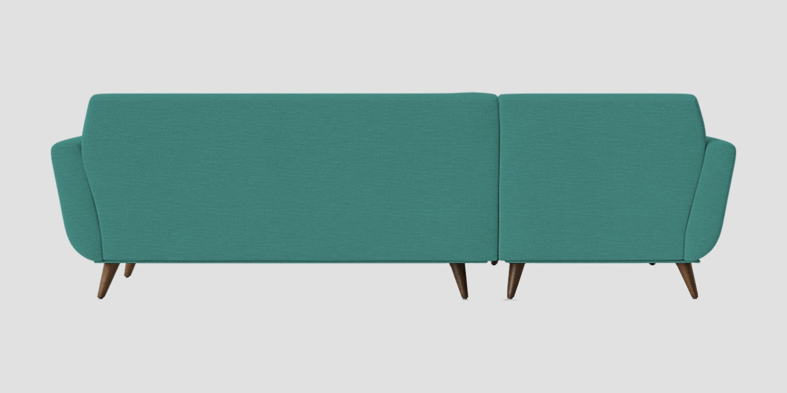 Jasmin Fabric RHS Sectional Sofa (3+ Lounger) In Sea Green Colour - Febonic Living