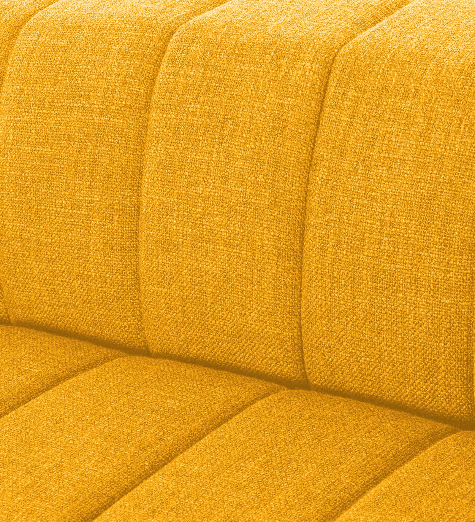 Lara Fabric 1 Seater Sofa In Bold Yellow Colour