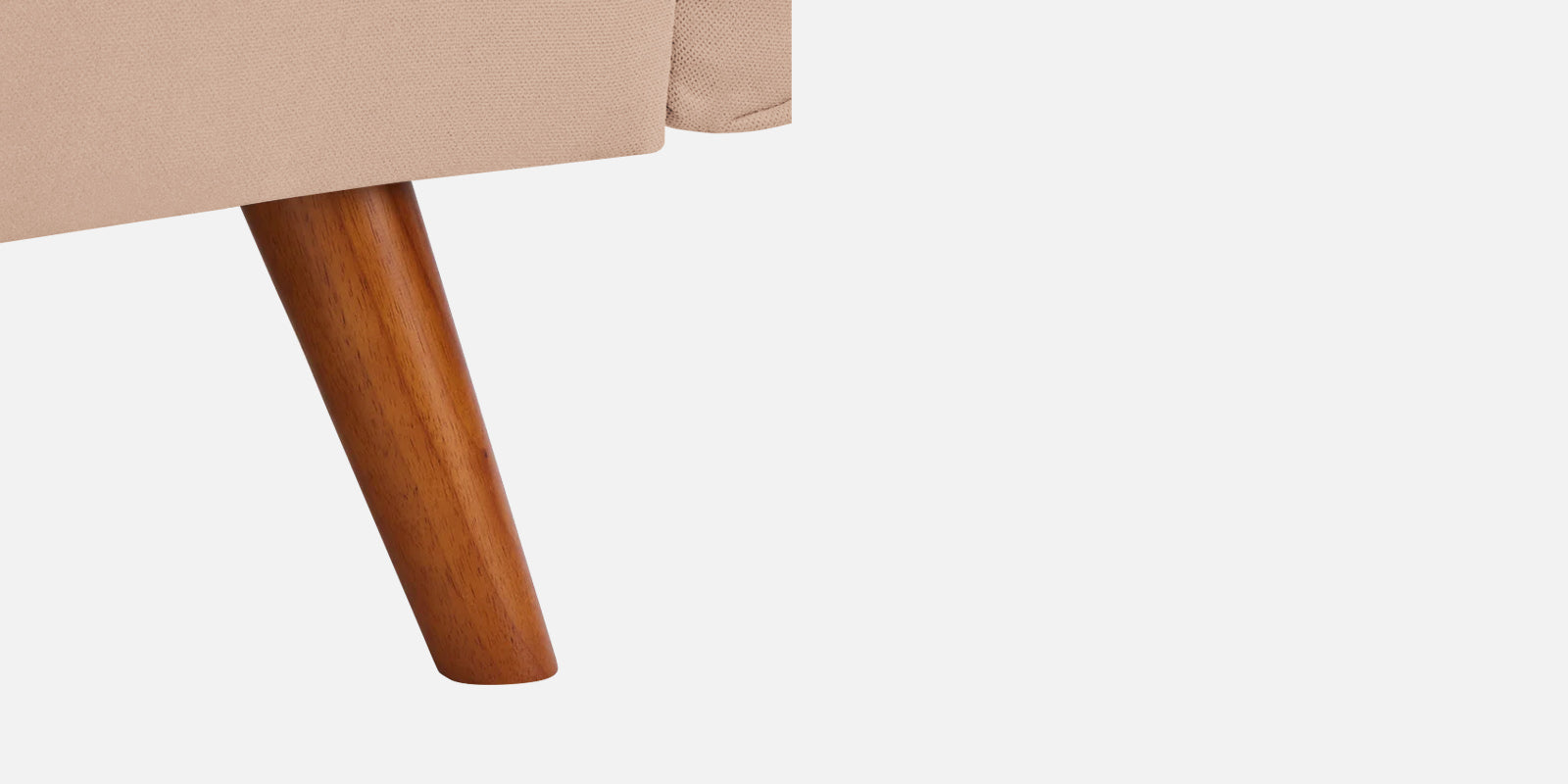 Melano Fabric 3 Seater Convertible Sofa Cum Bed In Olive Beige Colour - Febonic Living