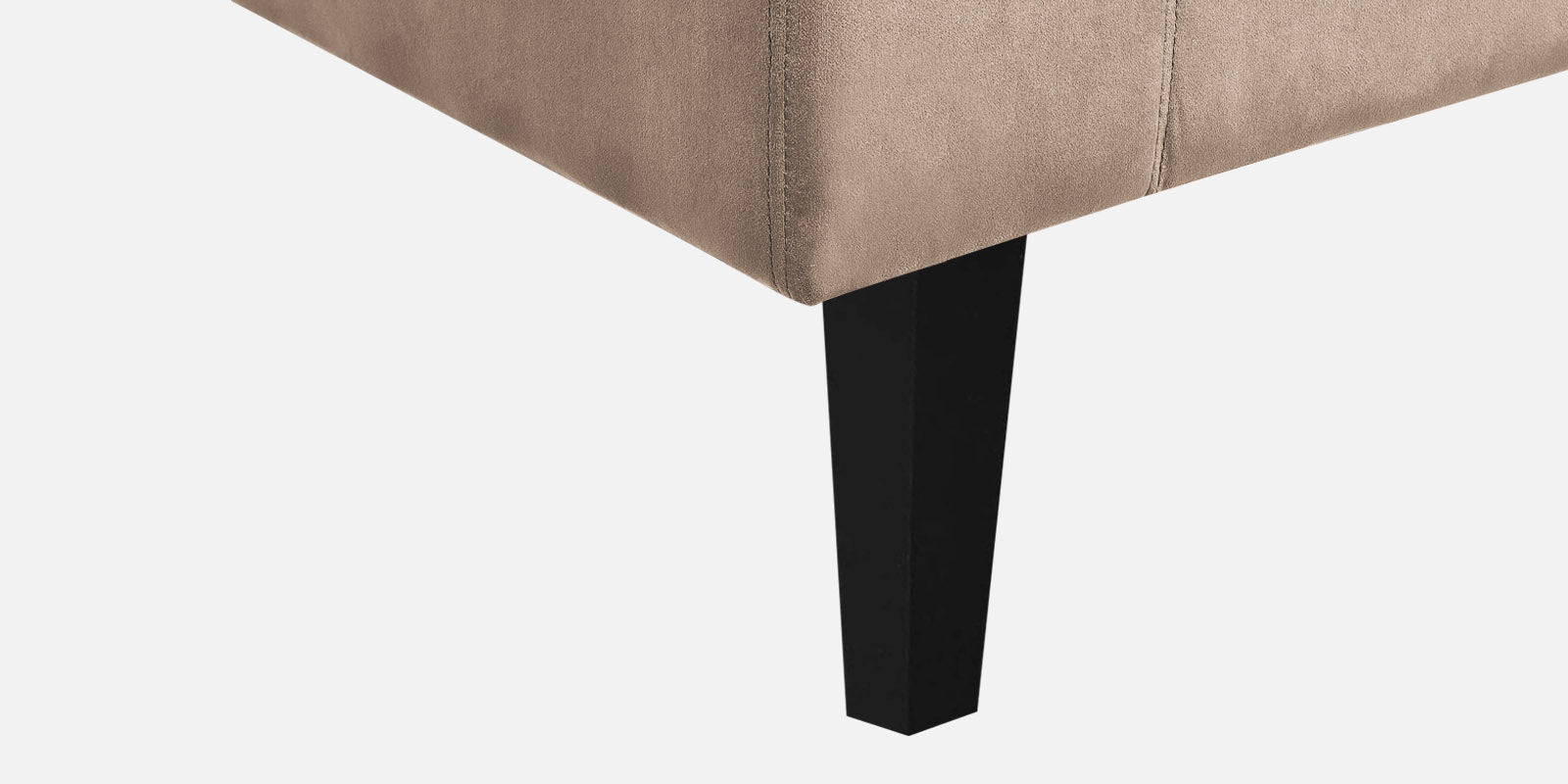 Vegas Velvet RHS Sectional Sofa (3+Lounger) In Camel Beige Colour - Febonic Living