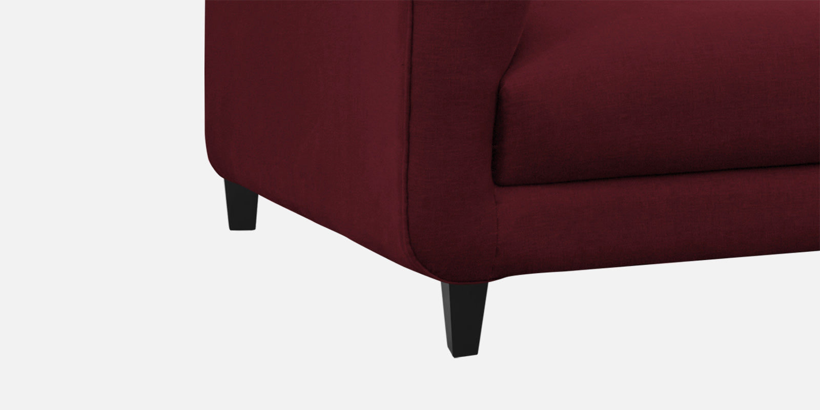Niki Fabric 2 Seater Sofa In Blood Maroon Colour - Febonic Living