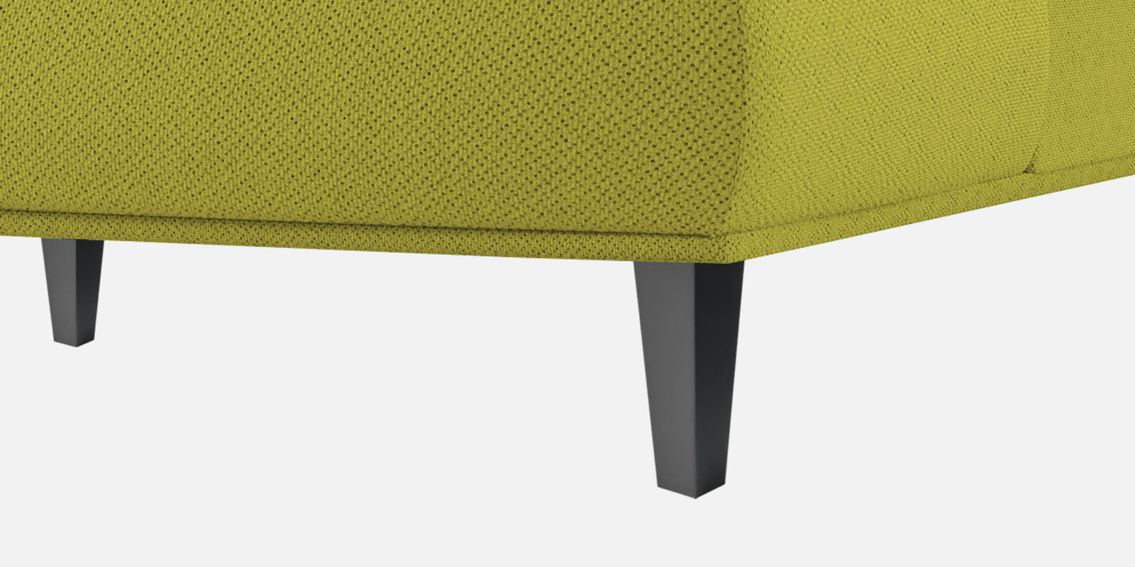 Como Fabric LHS Sectional Sofa (3+Lounger) In Parrot Green Colour - Febonic Living