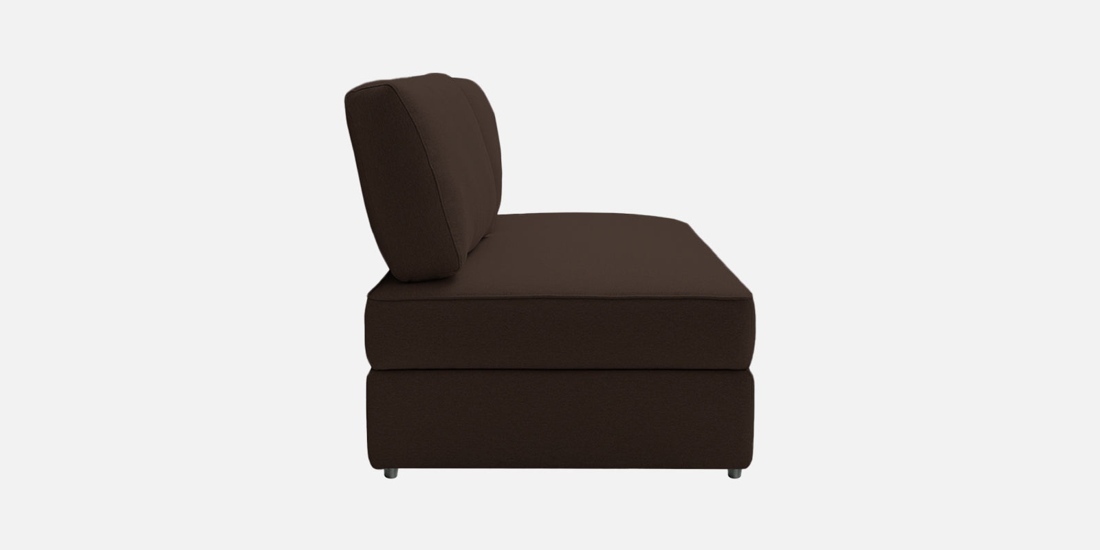 Vito Fabric Day Bed In Cidar Brown Colour With Storage - Febonic Living