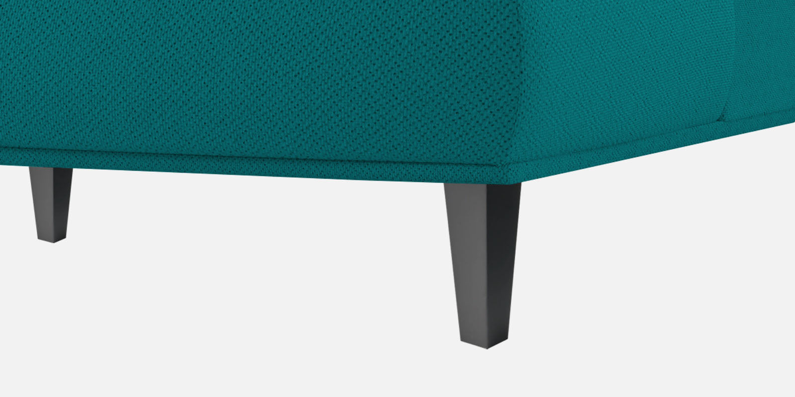 Como Fabric LHS Sectional Sofa (3+Lounger) In Sea Green Colour - Febonic Living