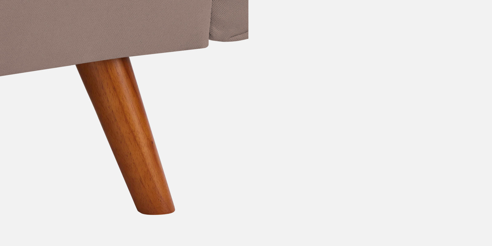 Melano Fabric 3 Seater Convertible Sofa Cum Bed In Kadhi Beige Colour - Febonic Living