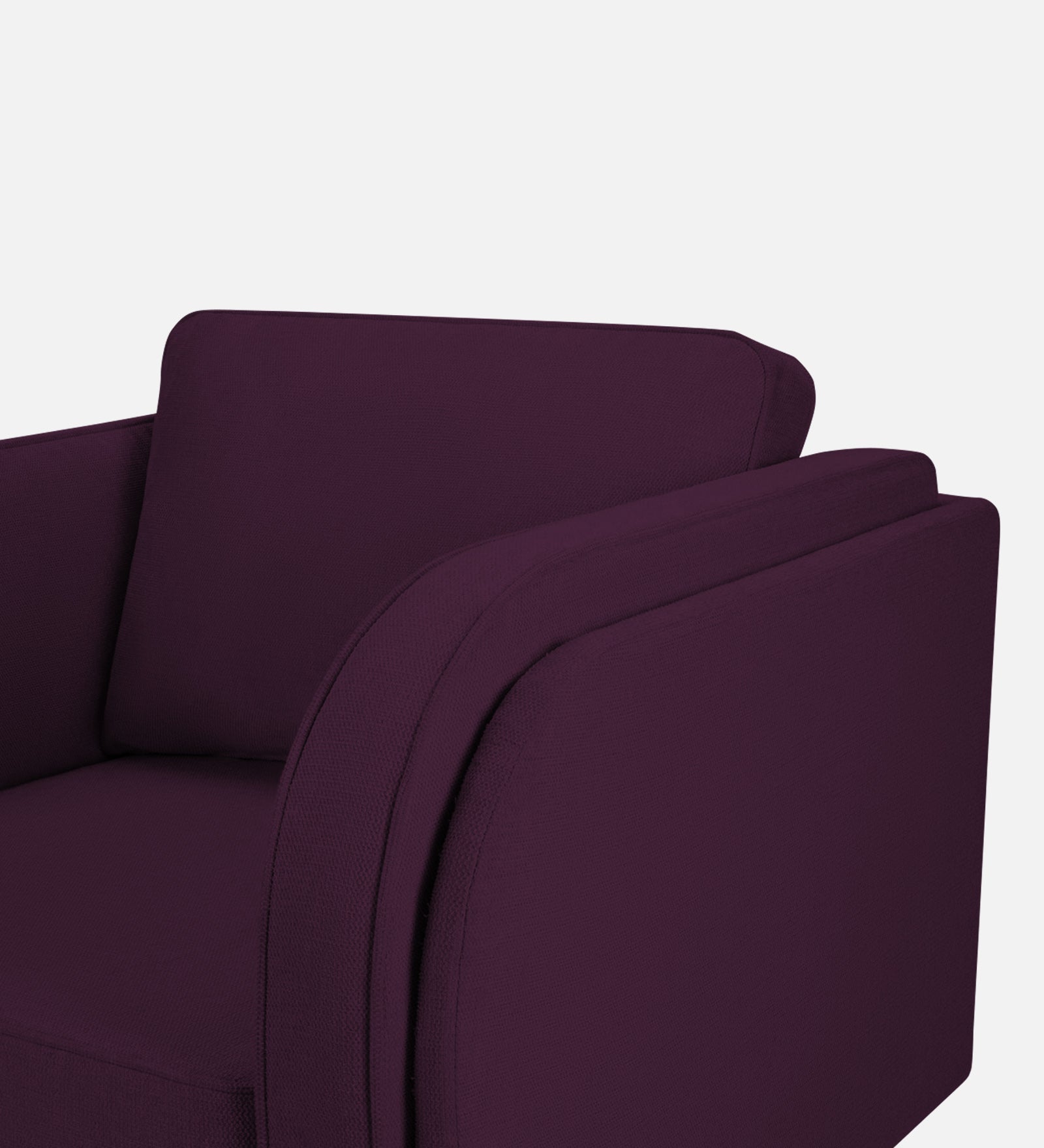 Siddy Fabric 1 Seater Sofa In Greek Purple Colour - Febonic Living