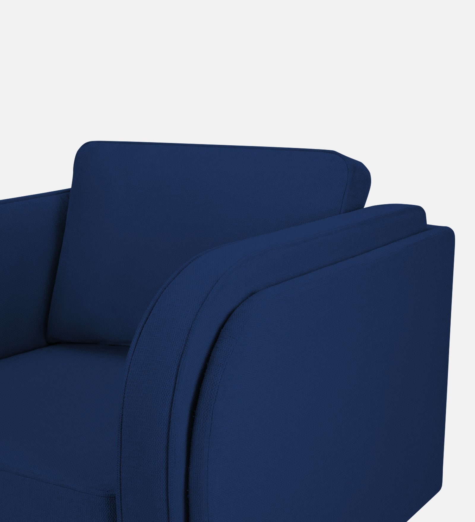 Siddy Fabric 1 Seater Sofa In Royal Blue Colour - Febonic Living