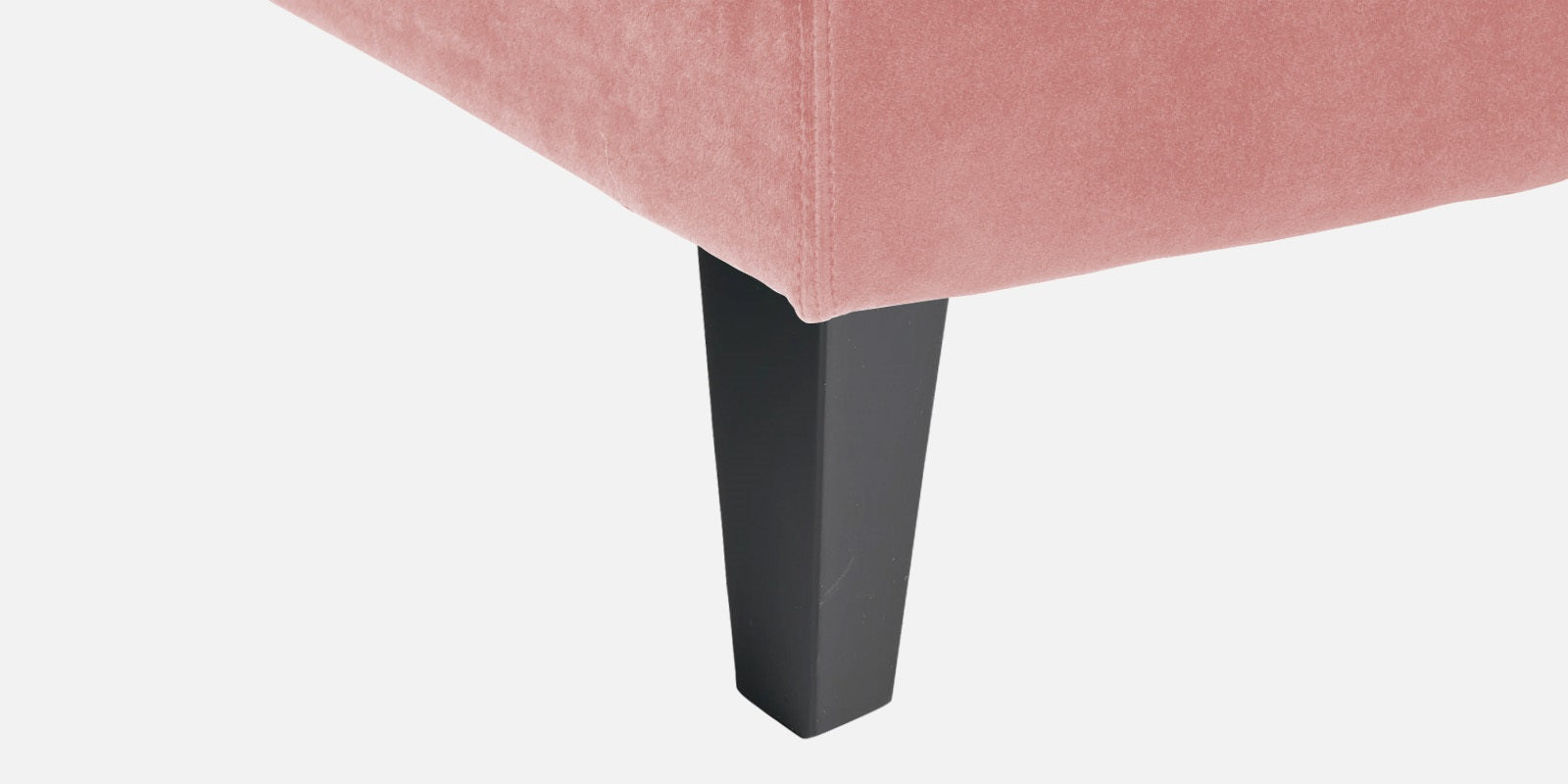 Jones Velvet RHS Sectional Sofa (3+Lounger) In Millennial Pink Colour - Febonic Living