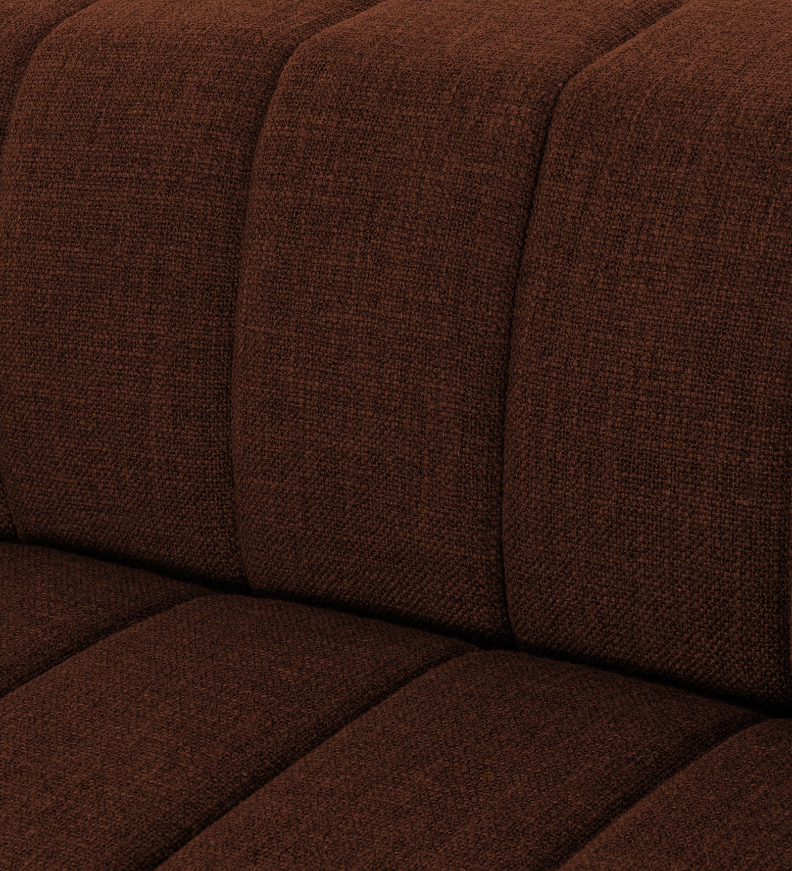 Lara Fabric 1 Seater Sofa In Coffee Brown Colour - Febonic Living
