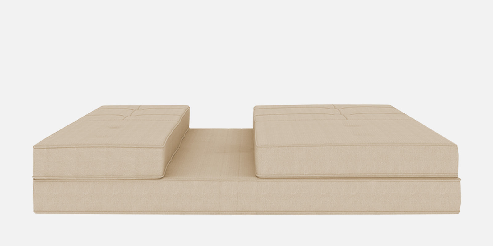 Cora Fabric 2 Seater Foldable Sofa Cum Bed In Woom Beige Colour - Febonic Living