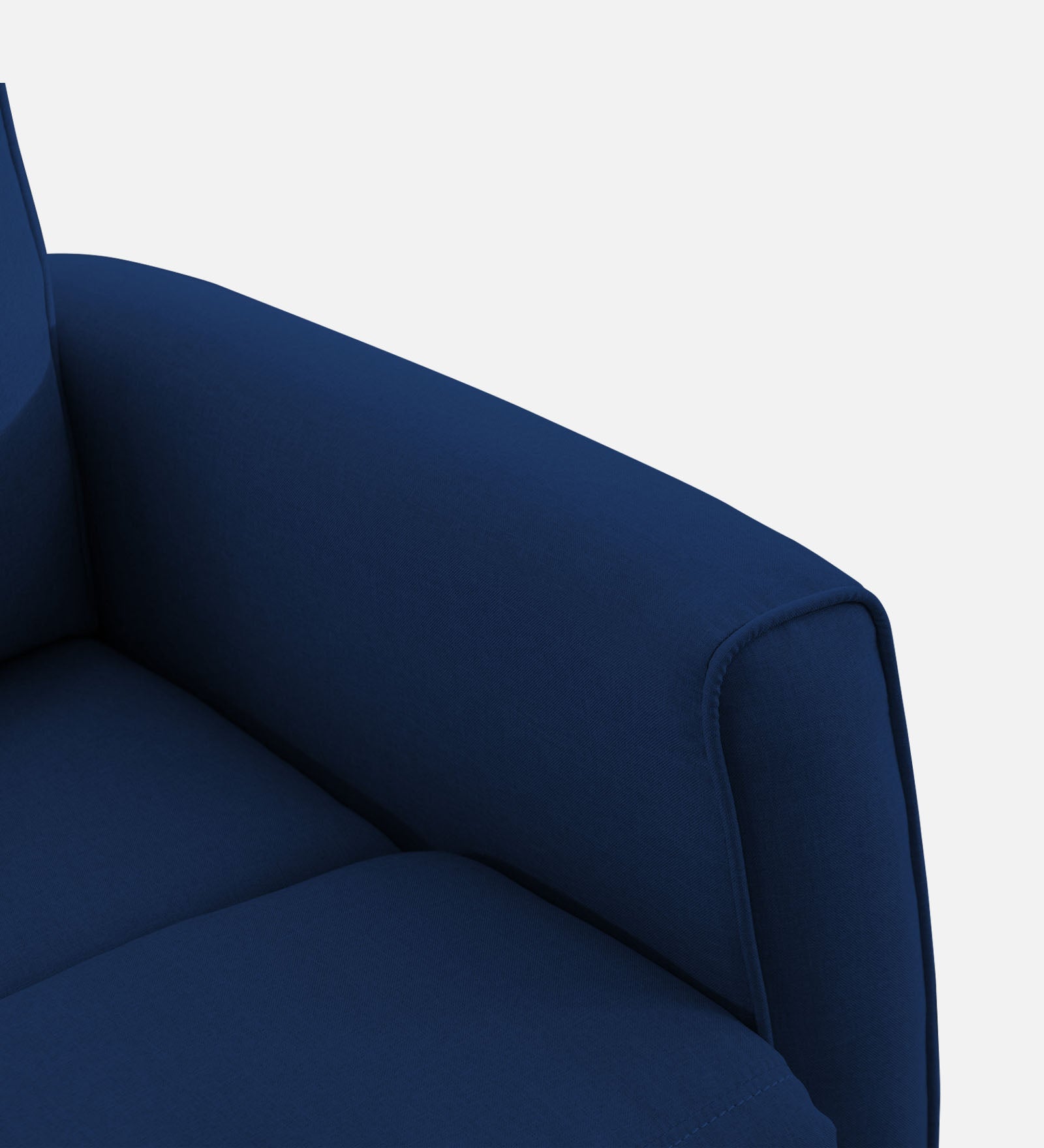 Logan Fabric 1 Seater Manual Recliner In Royal Blue Colour - Febonic Living