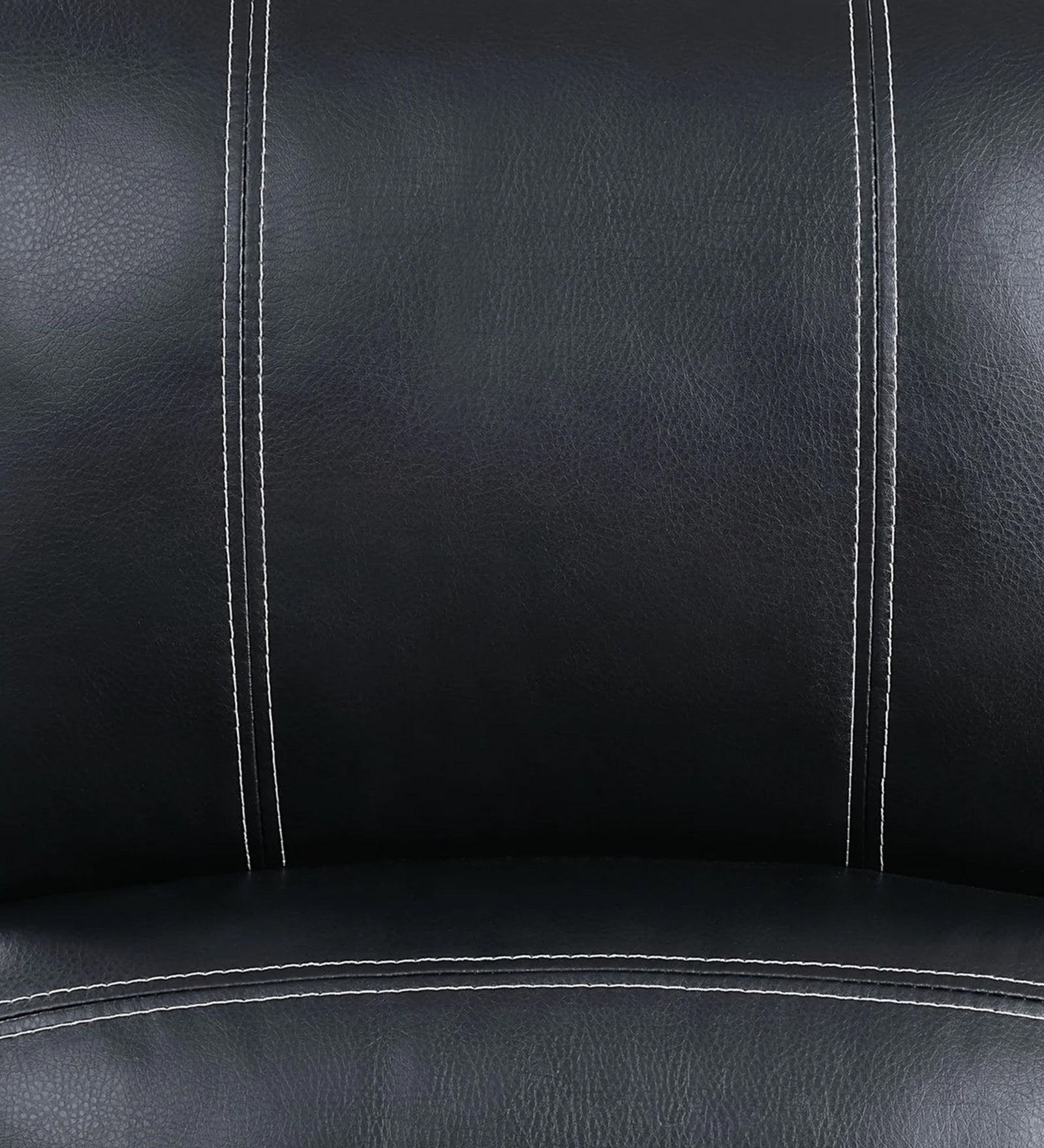 Santo Leatherette 1 Seater Motorized Recliner In Dark Black Leather Finish - Febonic Living