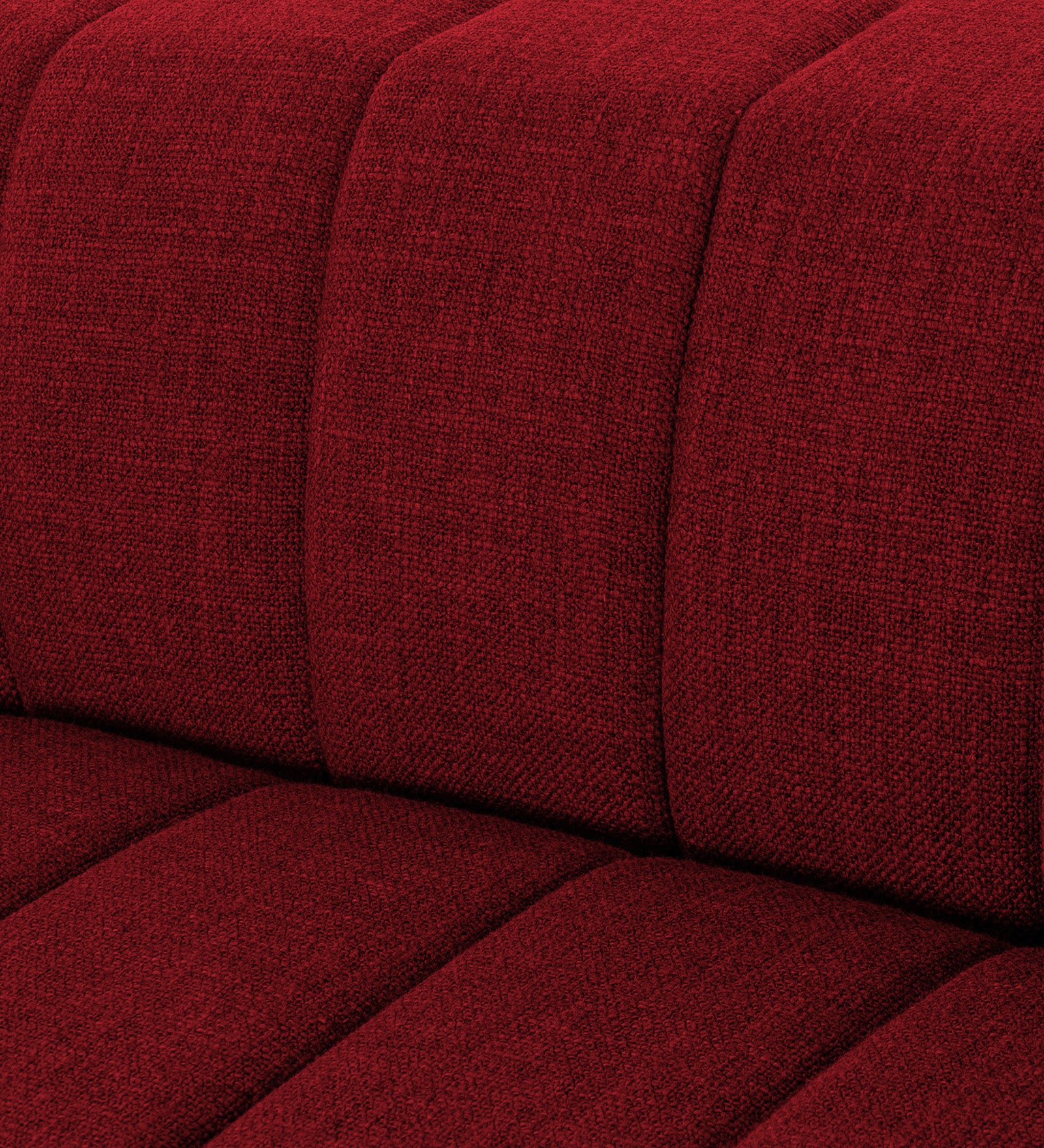 Lara Fabric 1 Seater Sofa In Blood Maroon Colour - Febonic Living