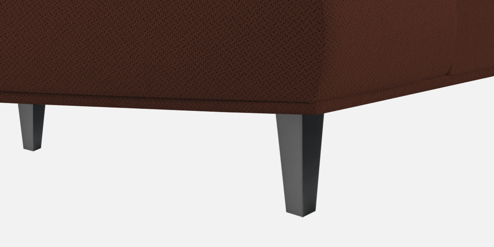 Como Fabric LHS Sectional Sofa (3+Lounger) In Coffee Brown Colour - Febonic Living