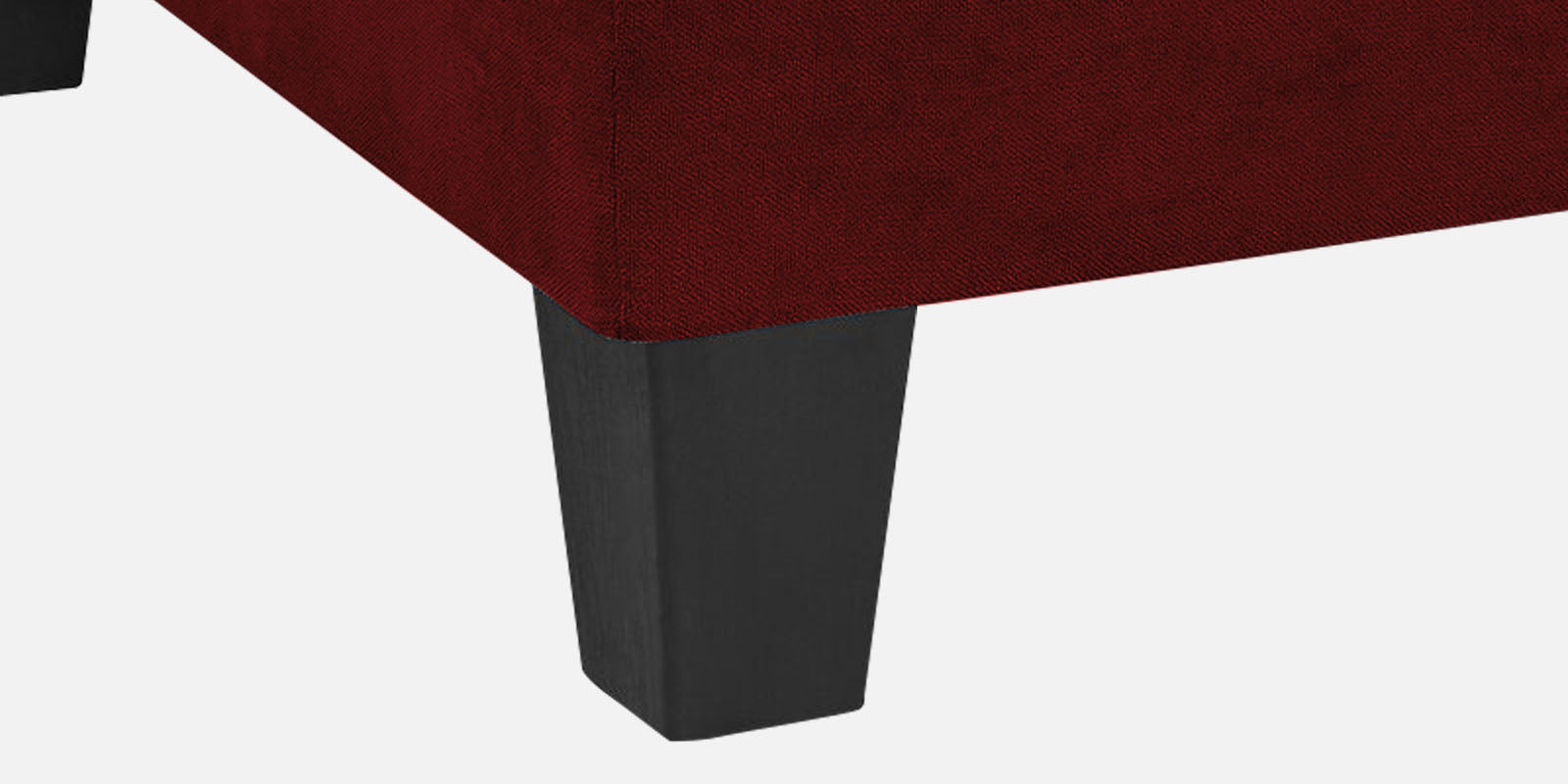 Thomas Fabric LHS Sectional Sofa (3+Lounger) In Blood Maroon Colour - Febonic Living