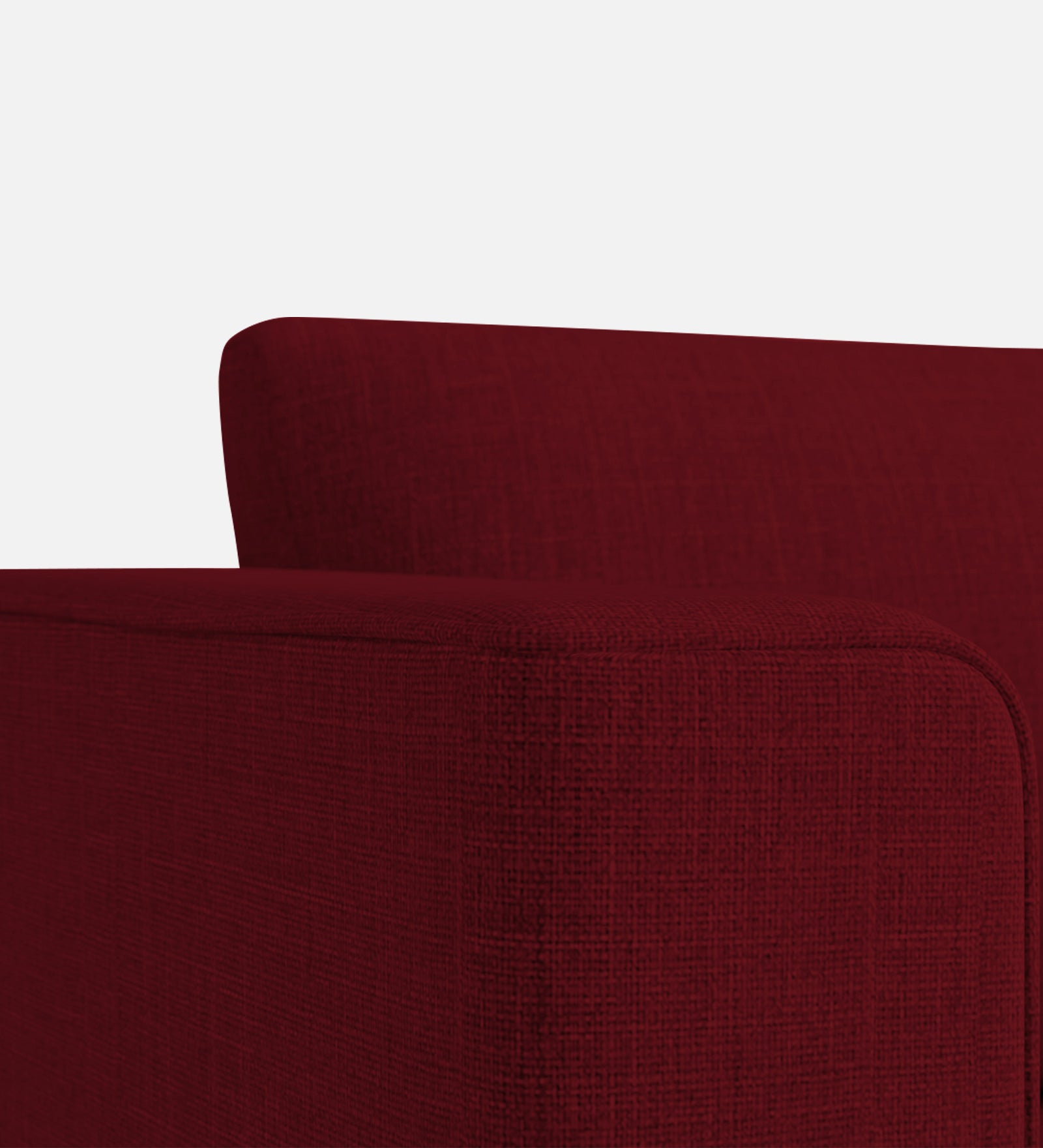 Kenia Fabric 1 Seater Foldable Sofa Cum Bed In Ruby Red Colour - Febonic Living