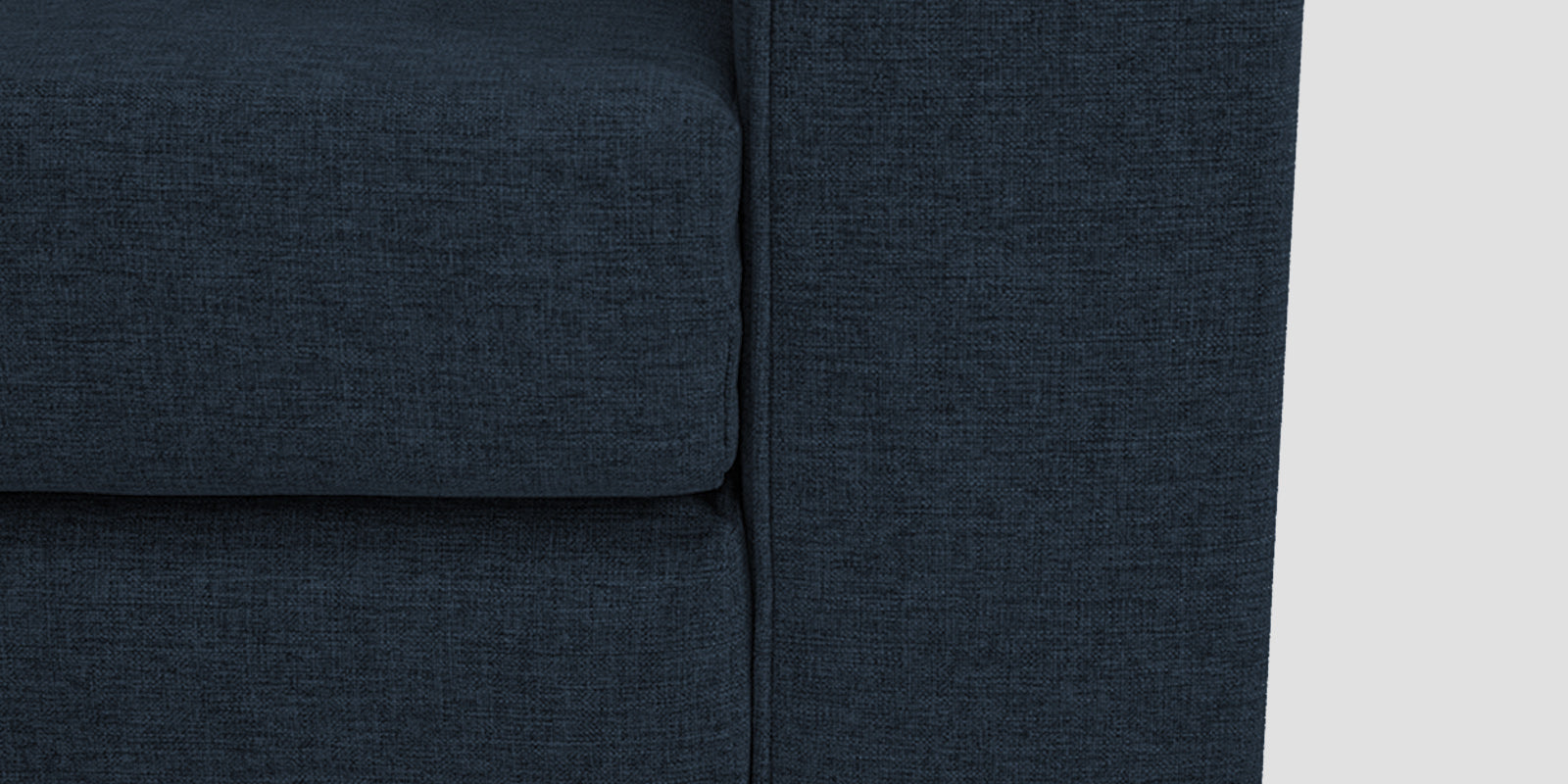 Kenia Fabric 2 Seater Foldable Sofa Cum Bed In Denim Blue Colour - Febonic Living