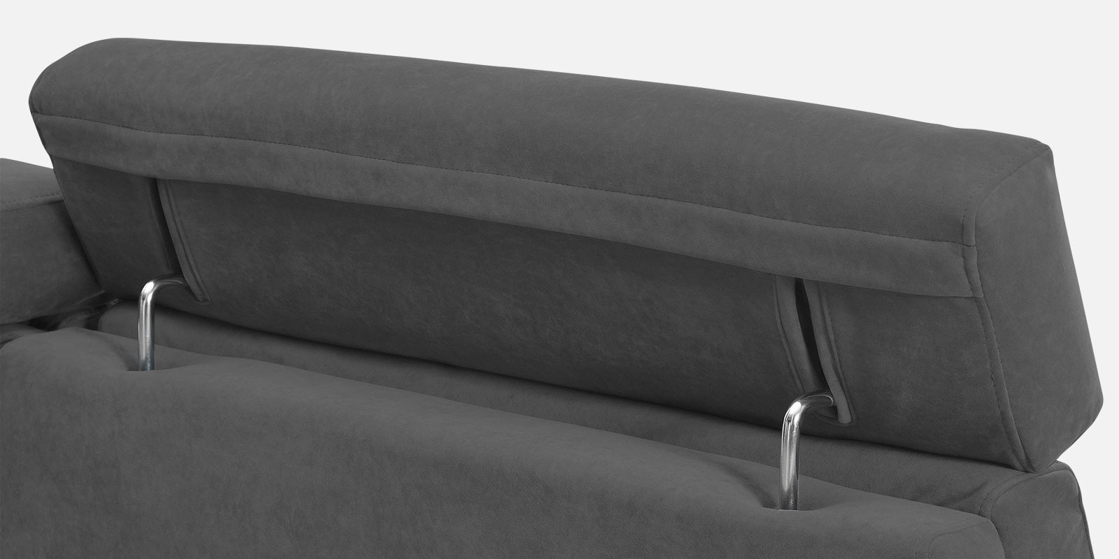 Hiro Fabric 2 Seater Sofa In Pure Grey Colour - Febonic Living