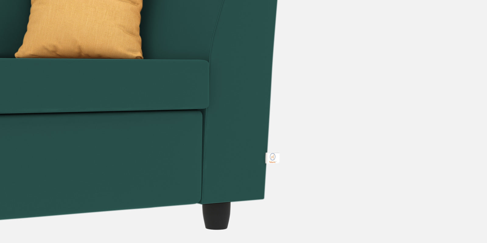 Nestin Velvet 2 Seater Sofa in Pine Green Colour