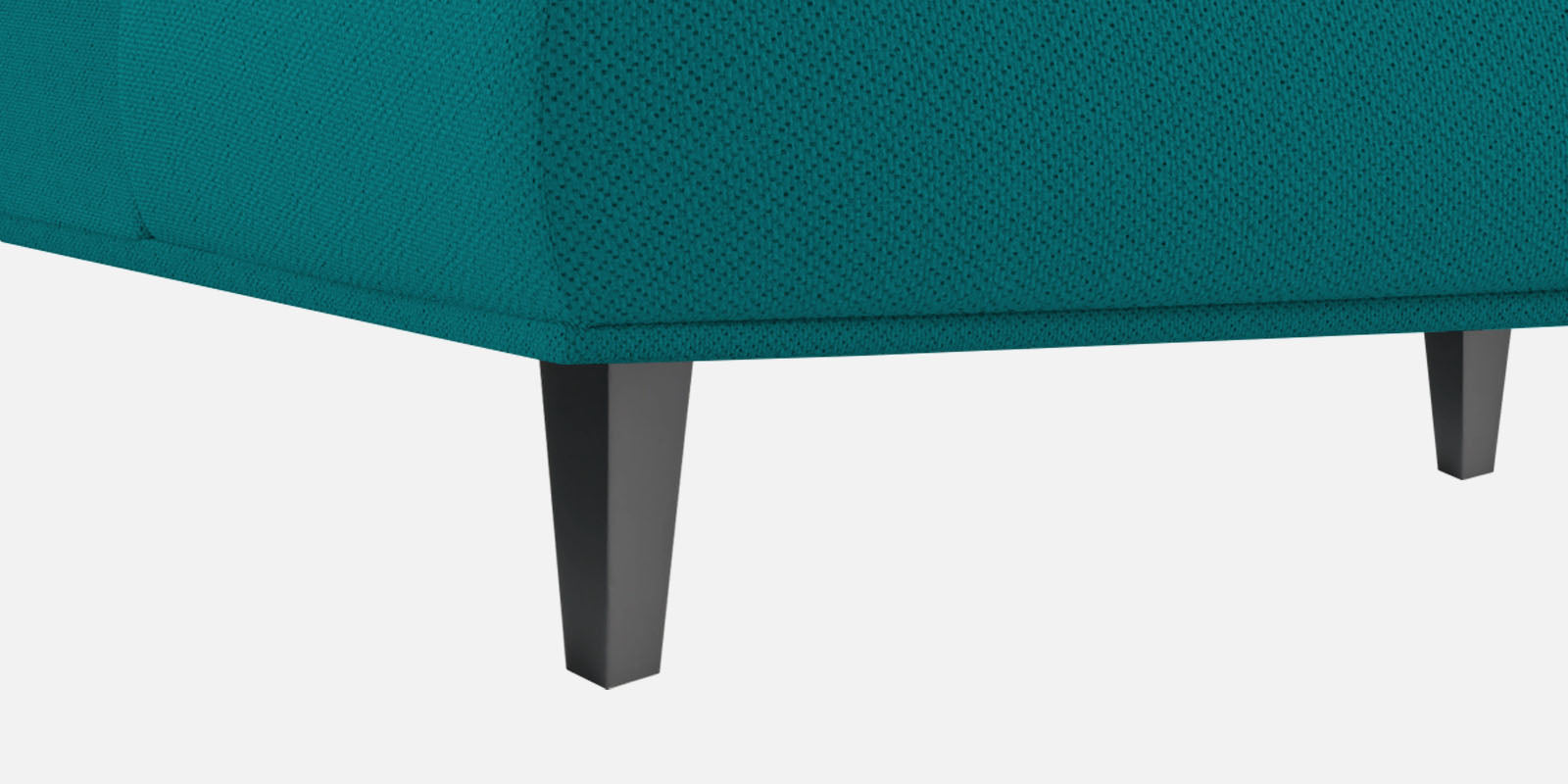 Como Fabric RHS Sectional Sofa (3+Lounger) in Sea Green Colour
