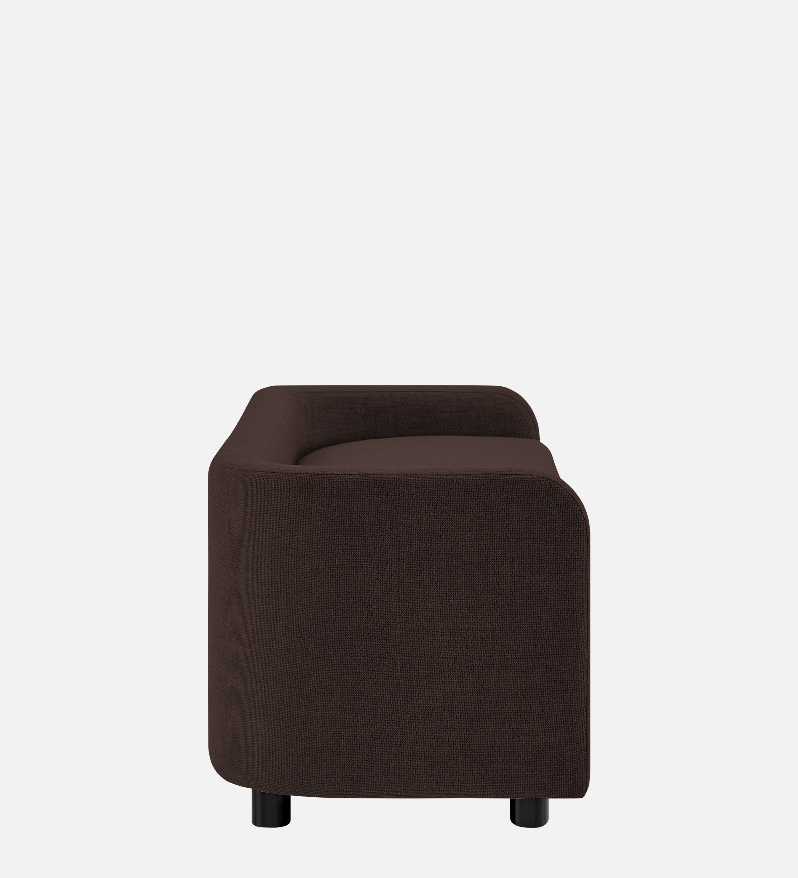 Cooper Fabric Storage Bench In Coffee Brown Colour - Febonic Living
