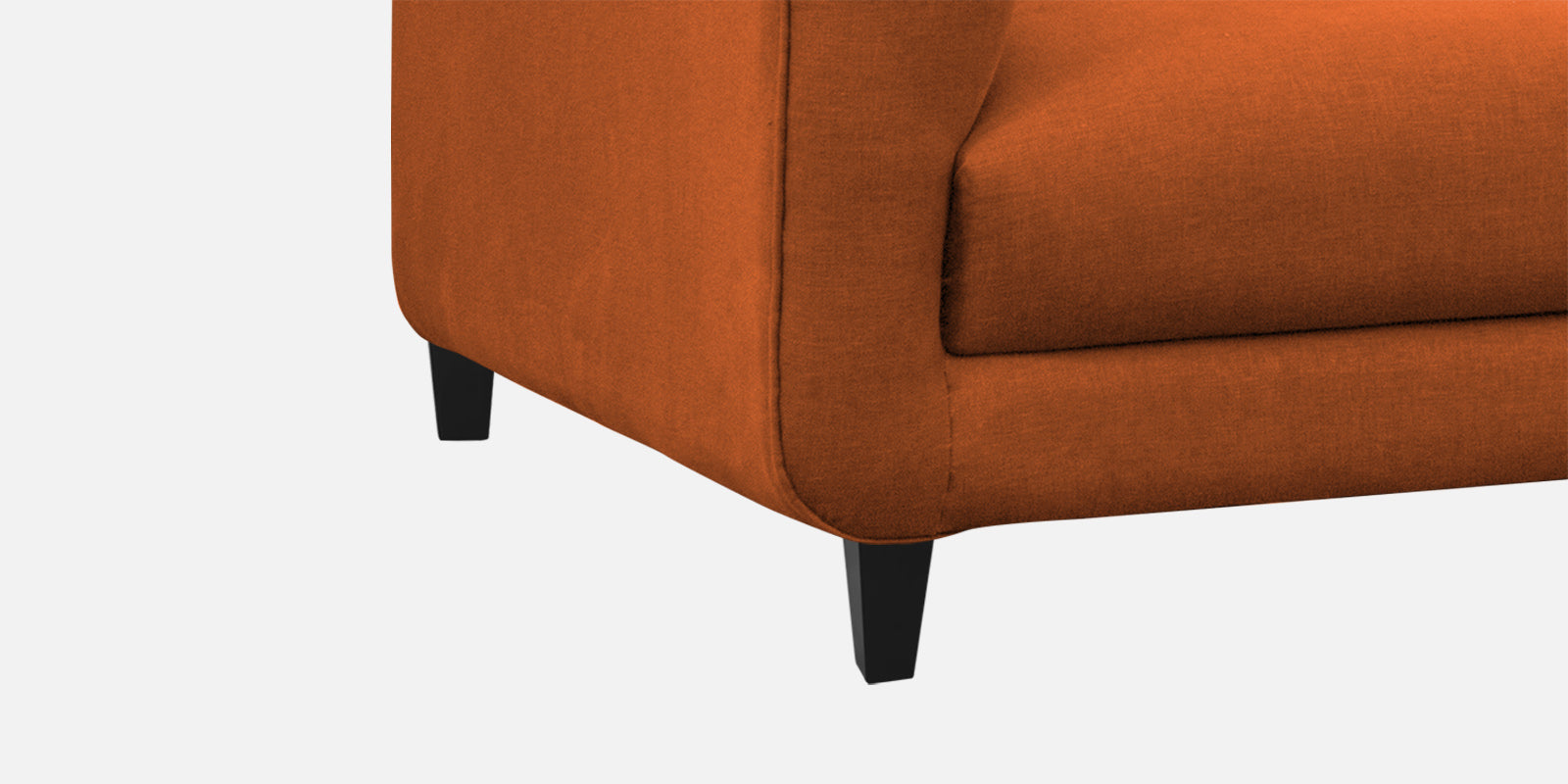Niki Fabric 2 Seater Sofa in Vivid Orange Colour